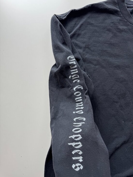 Vintage 2003 ORANGE COUNTY CHOPPERS Black Cotton Long Sleeve T-Shirt, Size 3XL - Picture 6 of 10